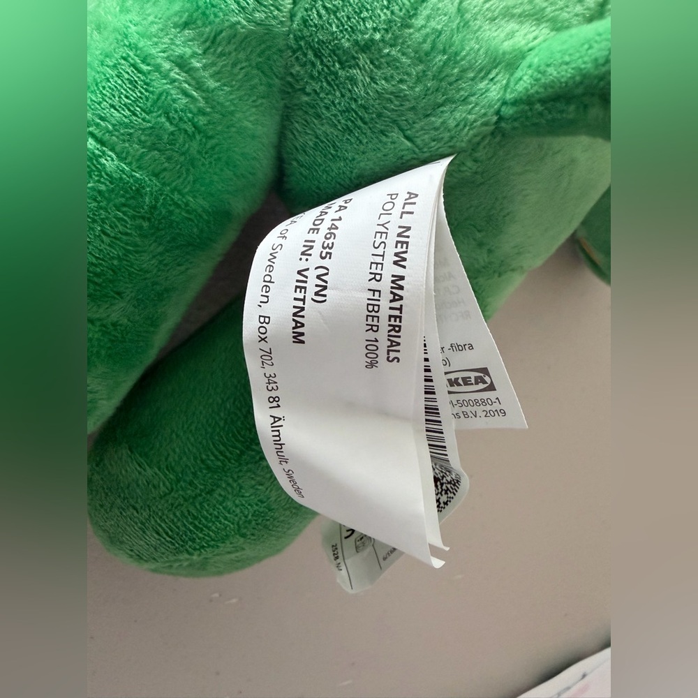 NWT IKEA Green Alien Plush 13.5” Aftonsparv - Picture 3 of 6